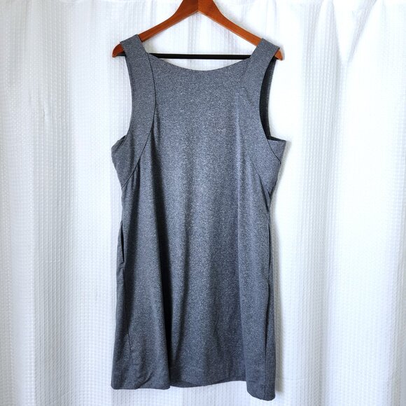 Simon Chang Dress Womens XL Sleeveless Studded Embellished Blue with Pockets - Picture 4 of 7